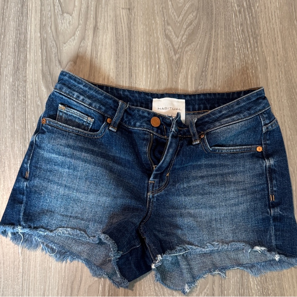 Habitual Women's Dark Blue Jean Shorts